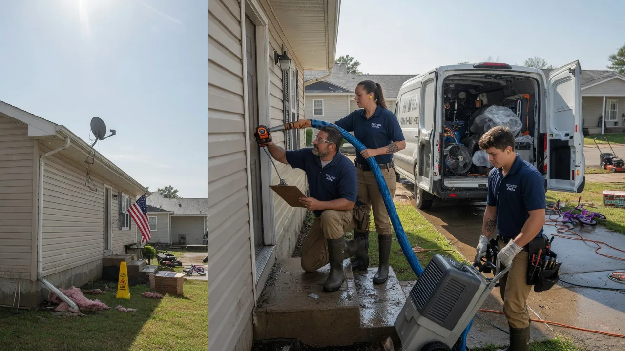 Ceiling Water Damage Restoration in Springerton, IL near me